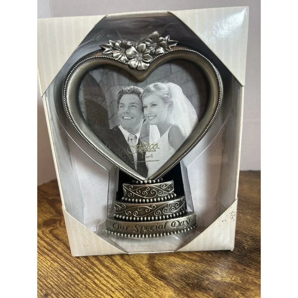 Fetco Wedding Heart & Cake Photo Frame “OUR SPECIAL DAY” 3.5